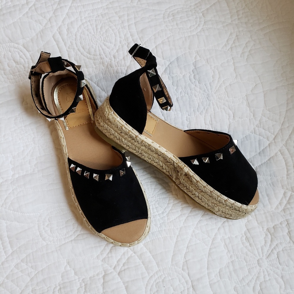 🔥SALE!!🔥Bella Marie Black Espadrilles